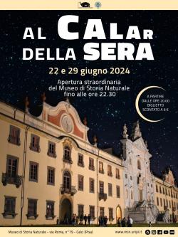 Al calar della sera al Museo di Storia Naturale