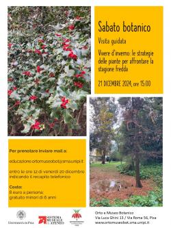 Sabato botanico dicembre 2024 