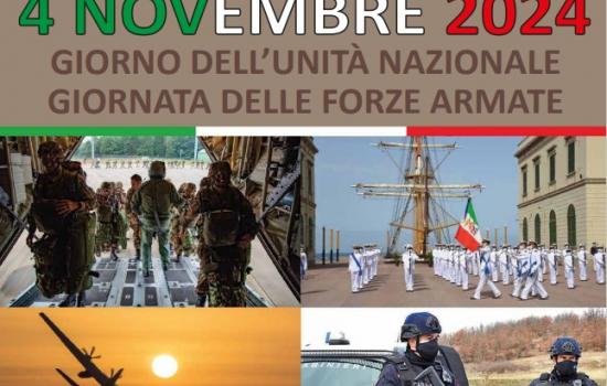 Festa dell’Unità Nazione e Giornata delle Forze Armate