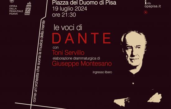 Le voci di Dante nella Piazza del Duomo con Toni Servillo